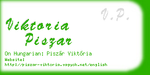 viktoria piszar business card